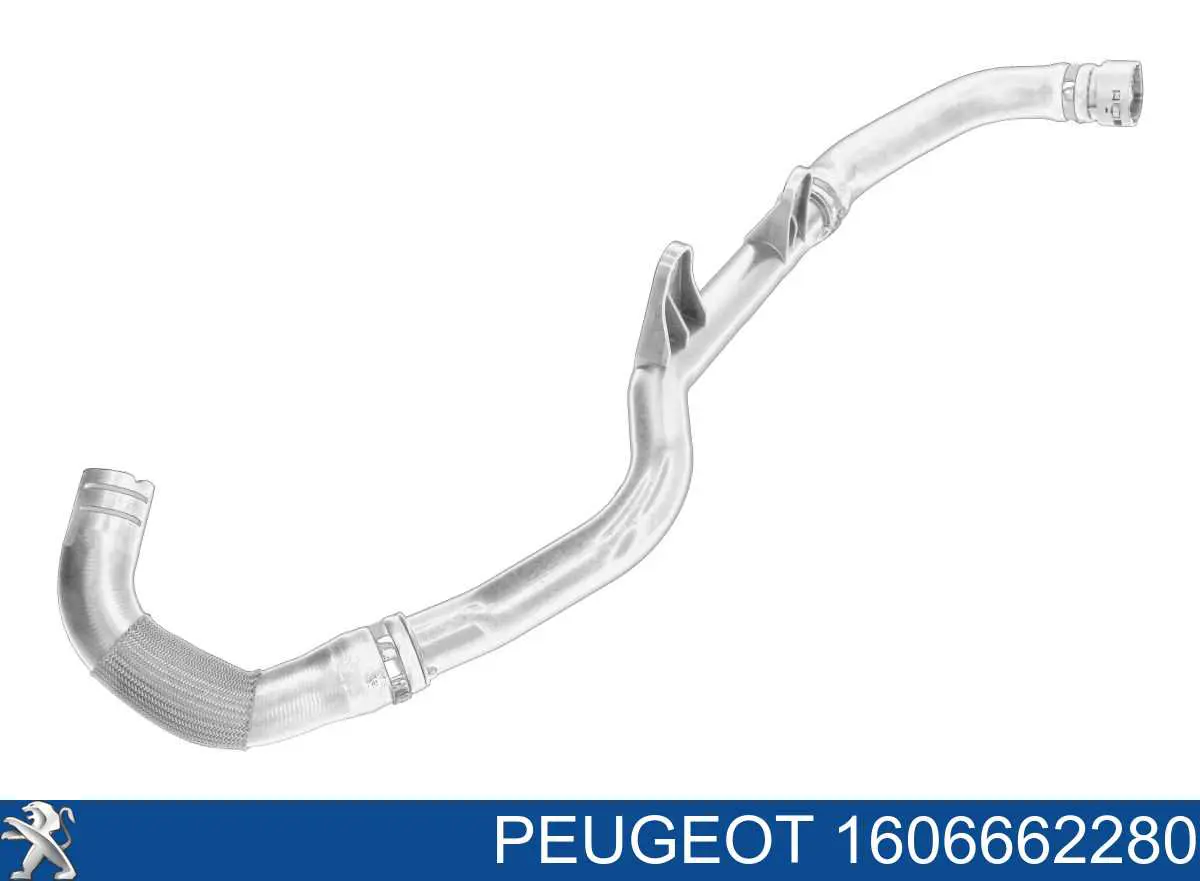 1606662280 Peugeot/Citroen Mangueira (cano derivado) do radiador de esfriamento superior