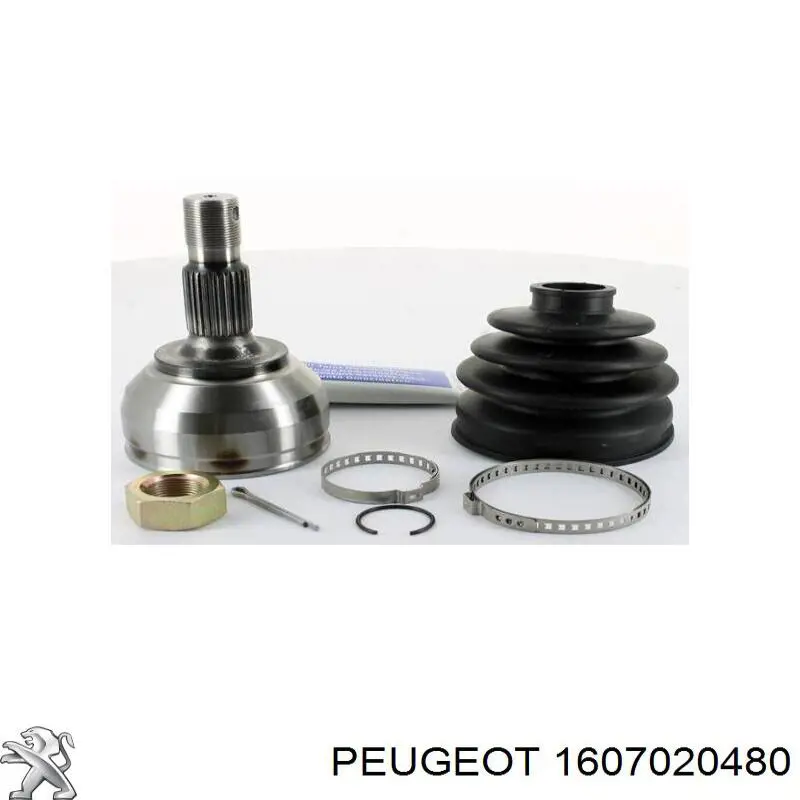 1607020480 Peugeot/Citroen Bota de proteção interna de junta homocinética do semieixo dianteiro