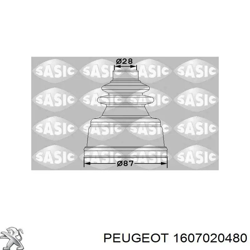 Bota de proteção interna de junta homocinética do semieixo dianteiro Peugeot/Citroen 1607020480 preço, a partir de 20,64 USD