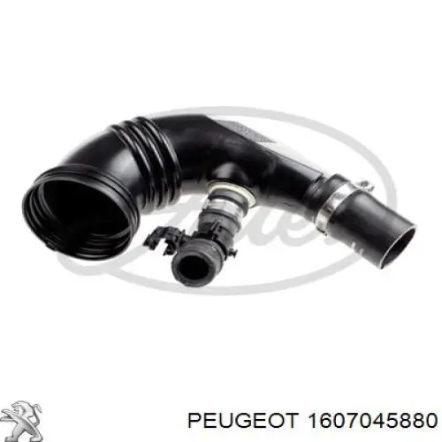1607045880 Peugeot/Citroen Cano derivado de ar do medidor de consumo do ar
