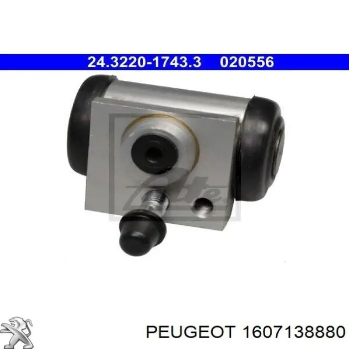 Cilindro traseiro do freio de rodas de trabalho Peugeot/Citroen 1607138880 preço, a partir de 17,63 USD