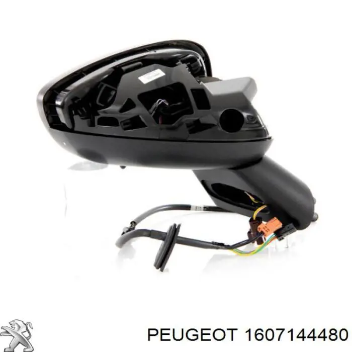 1607144480 Peugeot/Citroen Espelho de retrovisão direito