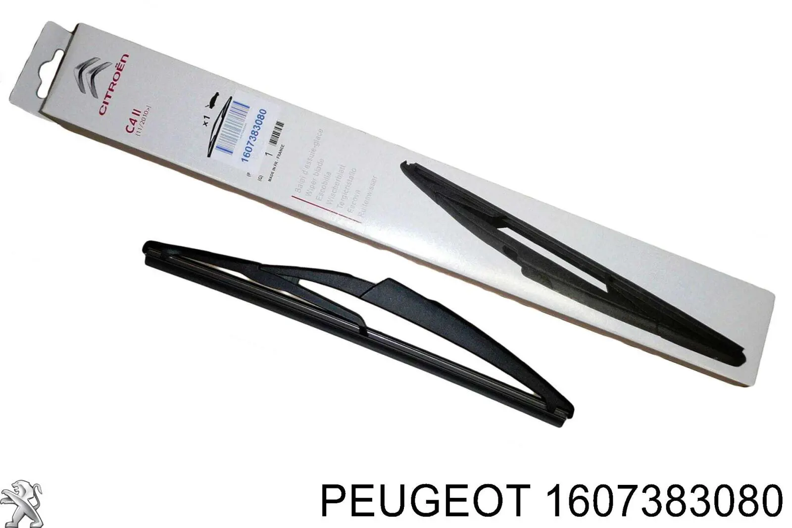 1607383080 Peugeot/Citroen Limpa-pára-brisas de vidro traseiro