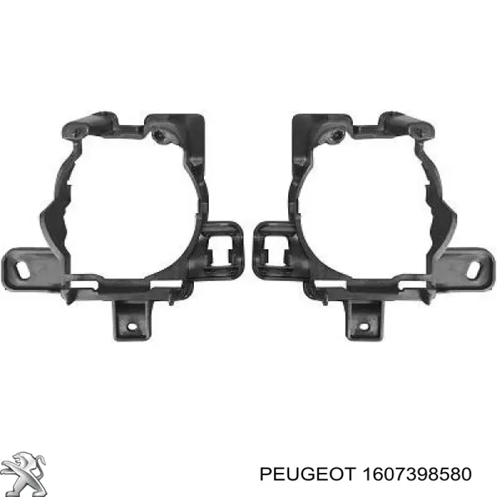Consola de fixação das luzes de nevoeiro esquerdas + direitas Peugeot/Citroen 1607398580 preço, a partir de 23,43 USD