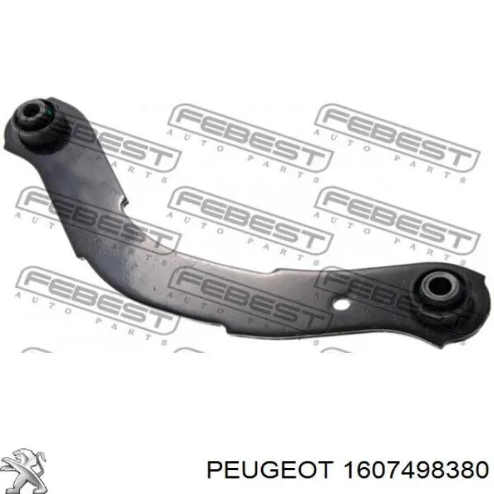 Compre 1607498380 Peugeot/Citroen Braço oscilante superior esquerdo/direito de suspensão traseira