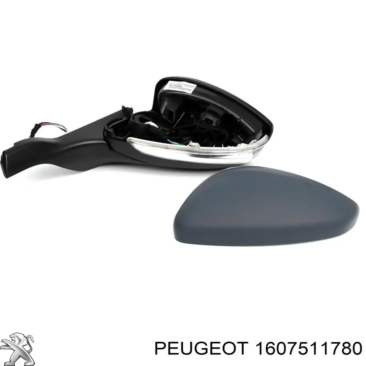Compre 1607511780 Peugeot/Citroen Espelho de retrovisão esquerdo