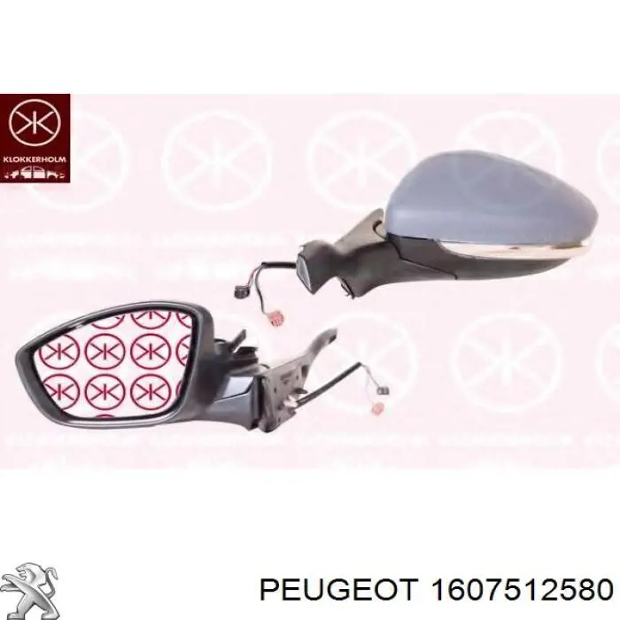 Pisca-pisca de espelho esquerdo Peugeot/Citroen 1607512580 preço, a partir de 29,95 USD