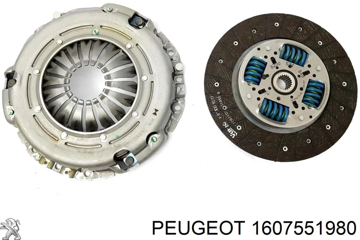 Kit de embraiagem (3 peças) Peugeot/Citroen 1607551980 preço, a partir de 95,34 USD