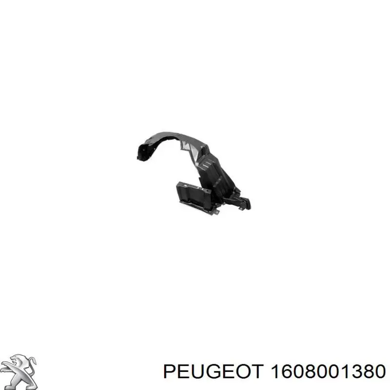 Compre 1608001380 Peugeot/Citroen Guarda-barras direito do pára-lama dianteiro