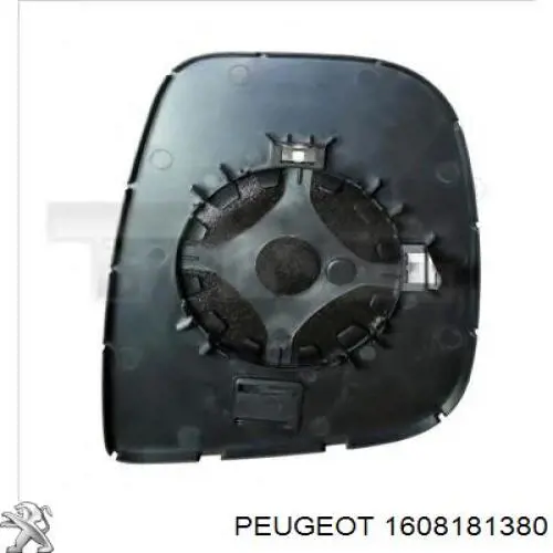 Compre 1608181380 Peugeot/Citroen Elemento espelhado do espelho de retrovisão direito