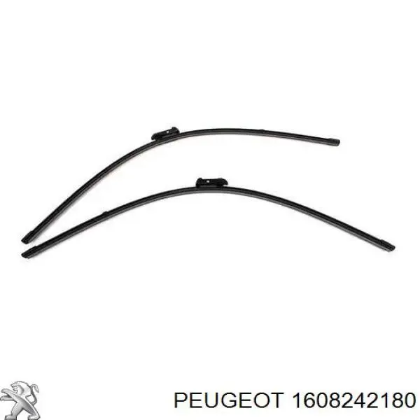 Compre 1608242180 Peugeot/Citroen Limpa-pára-brisas do pára-brisas, kit de 2 un.