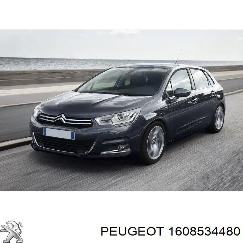 1608534480 Peugeot/Citroen Espelho de retrovisão esquerdo