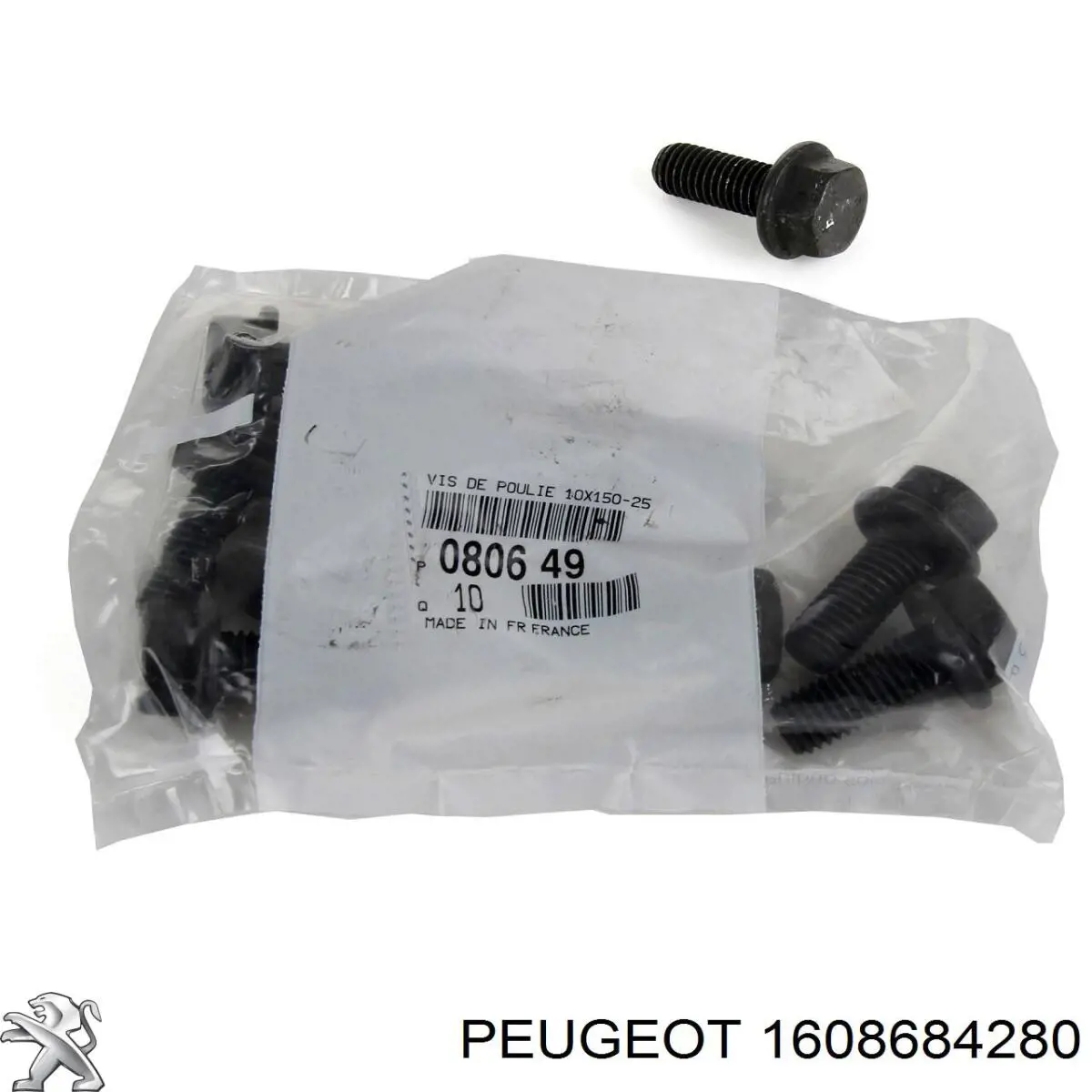 Compre 1608684280 Peugeot/Citroen Correia do mecanismo de distribuição de gás, kit