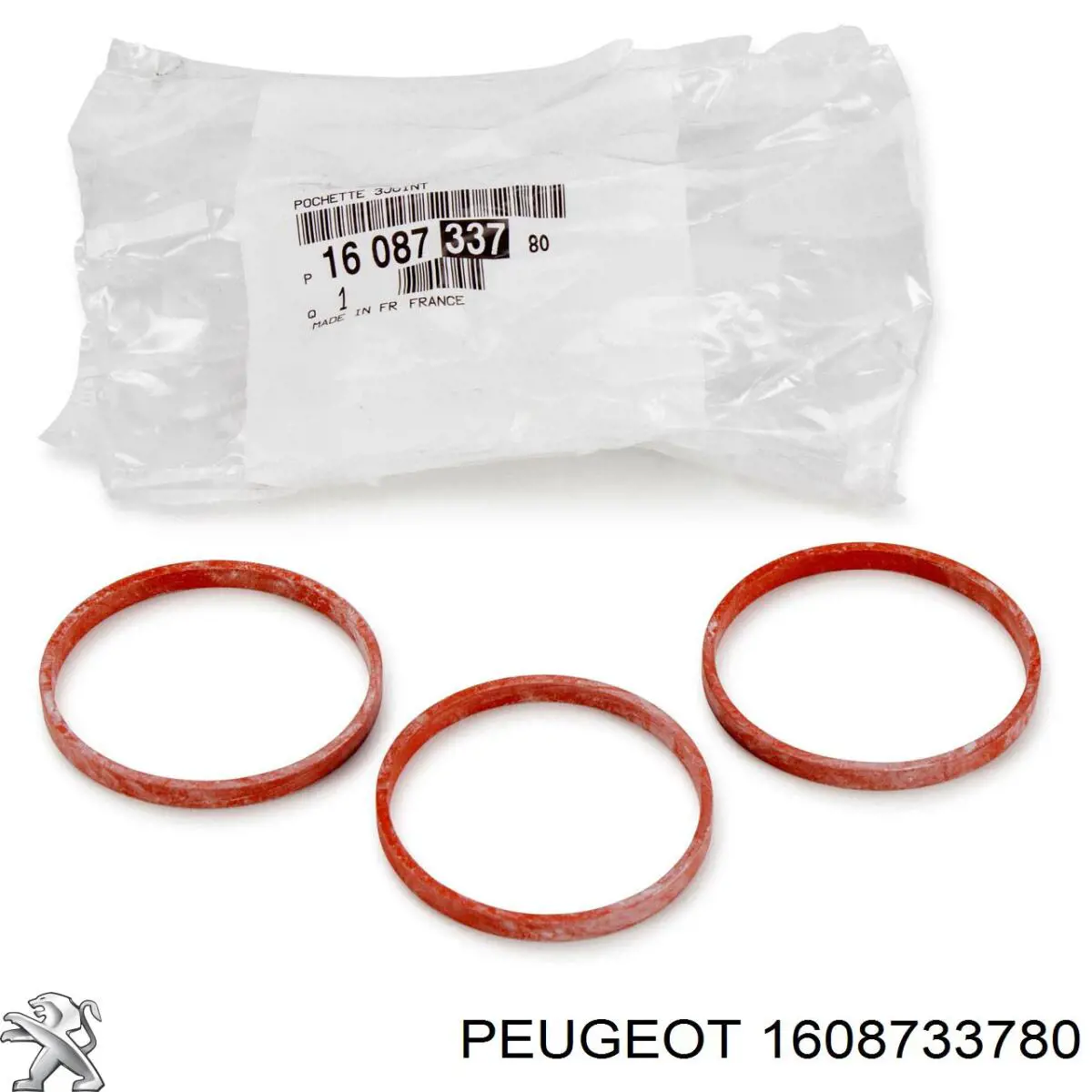 1608733780 Peugeot/Citroen Vedante de tubo coletor de admissão