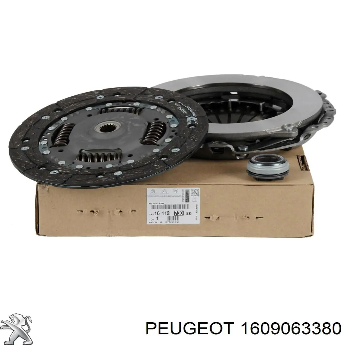 Kit de embraiagem (3 peças) Peugeot/Citroen 1609063380