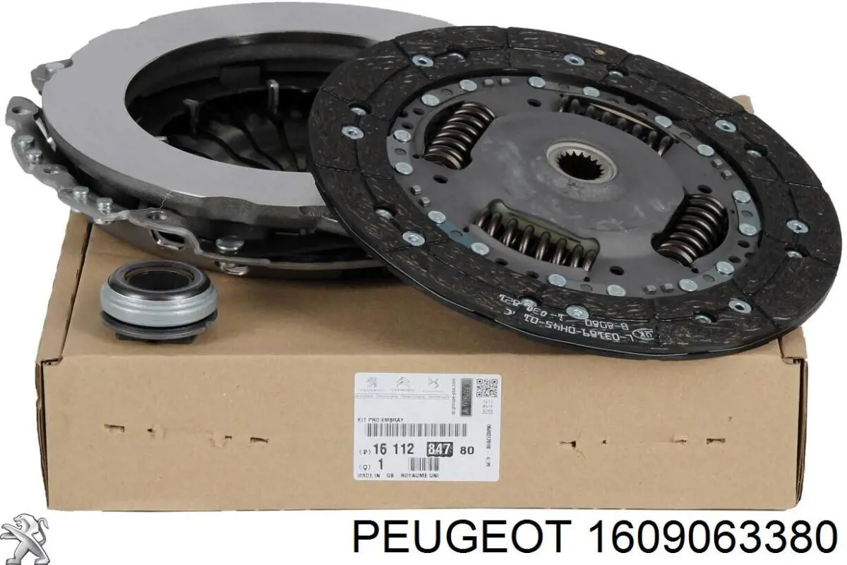 1609063380 Peugeot/Citroen Kit de embraiagem (3 peças)