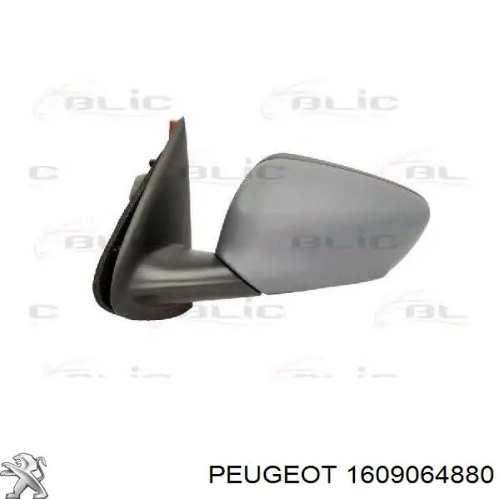 1609064880 Peugeot/Citroen Espelho de retrovisão esquerdo