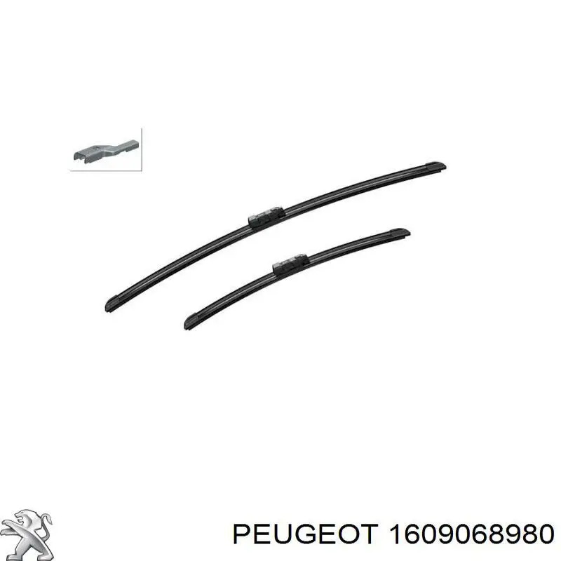 Limpa-pára-brisas do pára-brisas de condutor Peugeot/Citroen 1609068980 preço, a partir de 12,42 USD