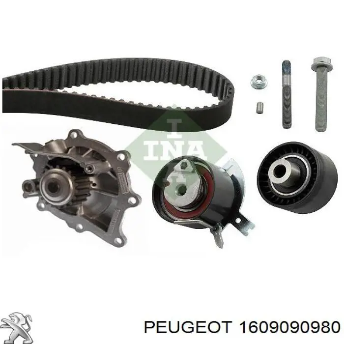 1609090980 Peugeot/Citroen Rolo de reguladora de tensão da correia do mecanismo de distribuição de gás