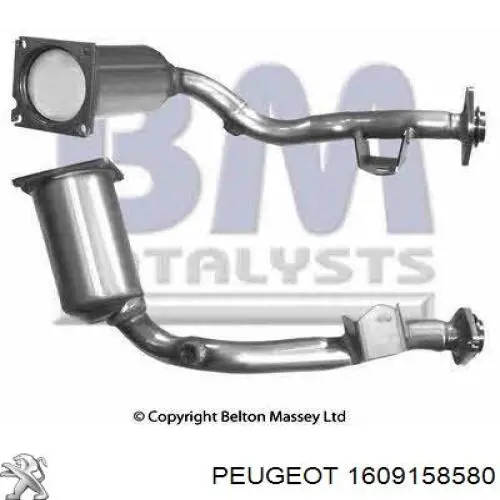 1609158580 Peugeot/Citroen Convertidor - catalisador
