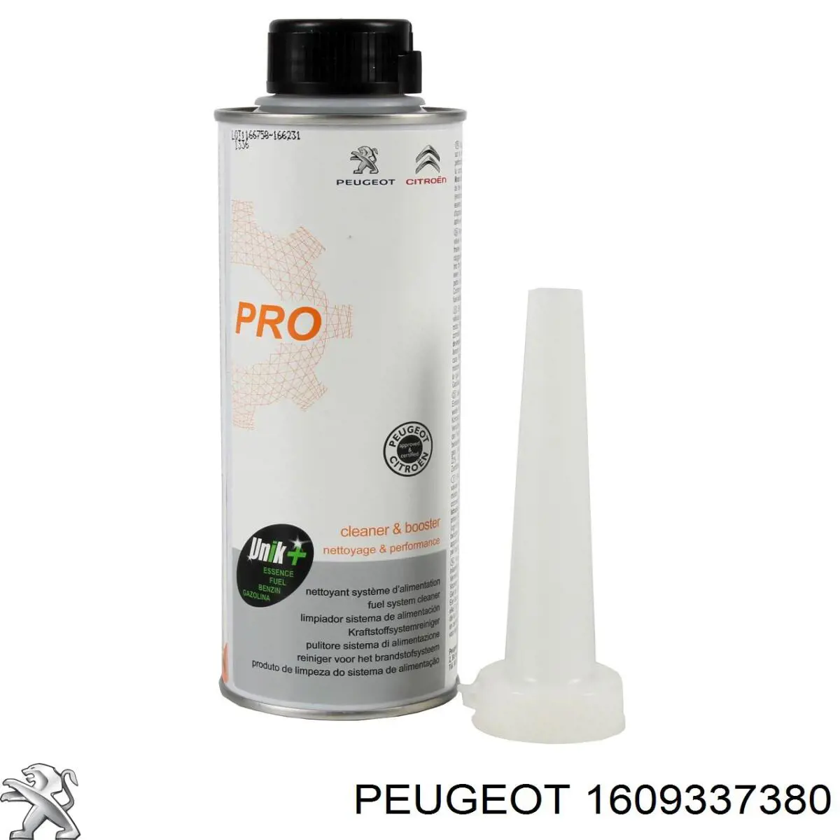 Limpador do sistema de injeção de combustível 1609337380 Peugeot/Citroen