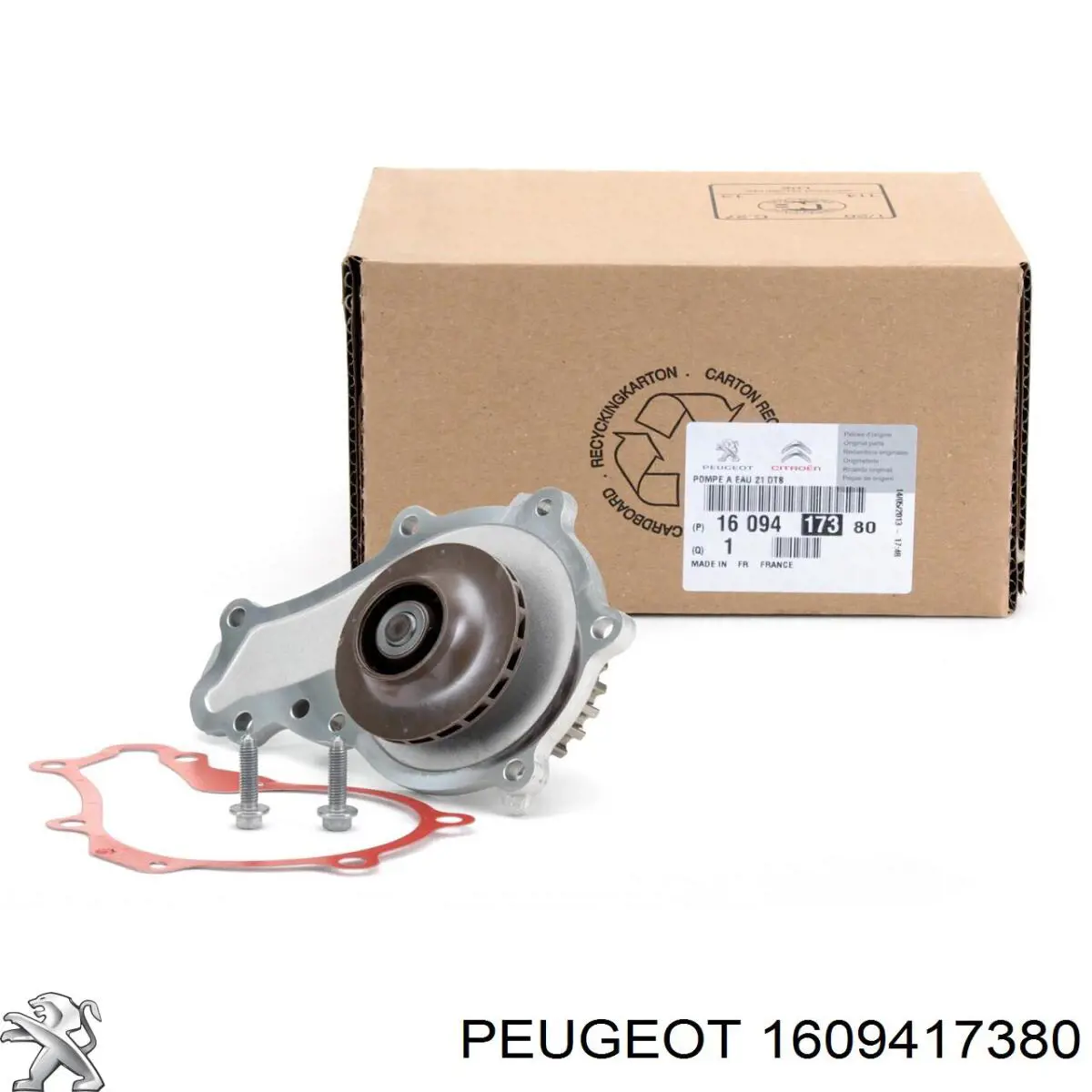 Bomba de água (bomba) de esfriamento Peugeot/Citroen 1609417380 preço, a partir de 50,11 USD