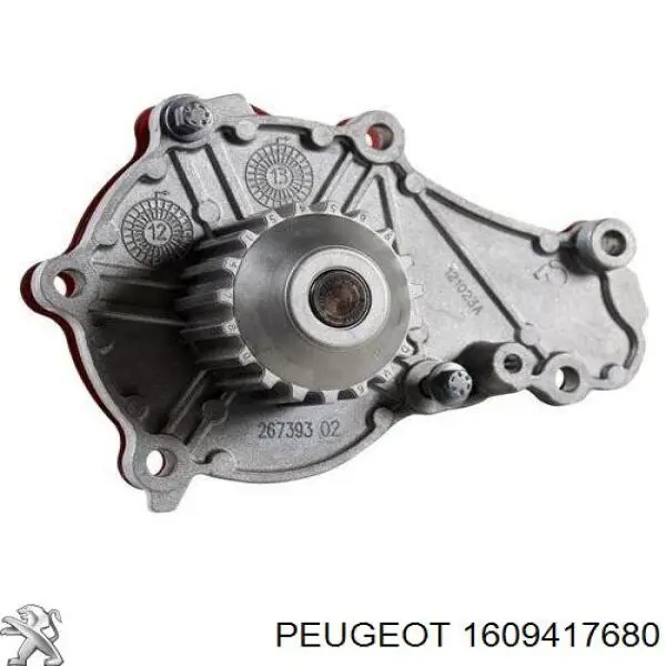 Bomba de água (bomba) de esfriamento Peugeot/Citroen 1609417680 preço, a partir de 44,27 USD