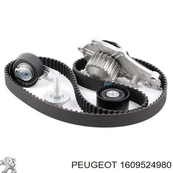 1609524980 Peugeot/Citroen Correia do mecanismo de distribuição de gás, kit