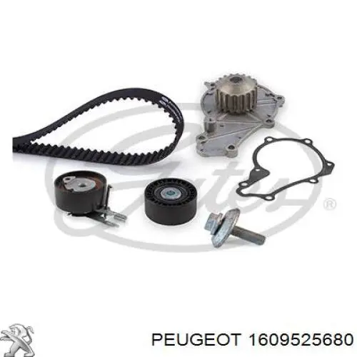 1609525680 Peugeot/Citroen Correia do mecanismo de distribuição de gás, kit