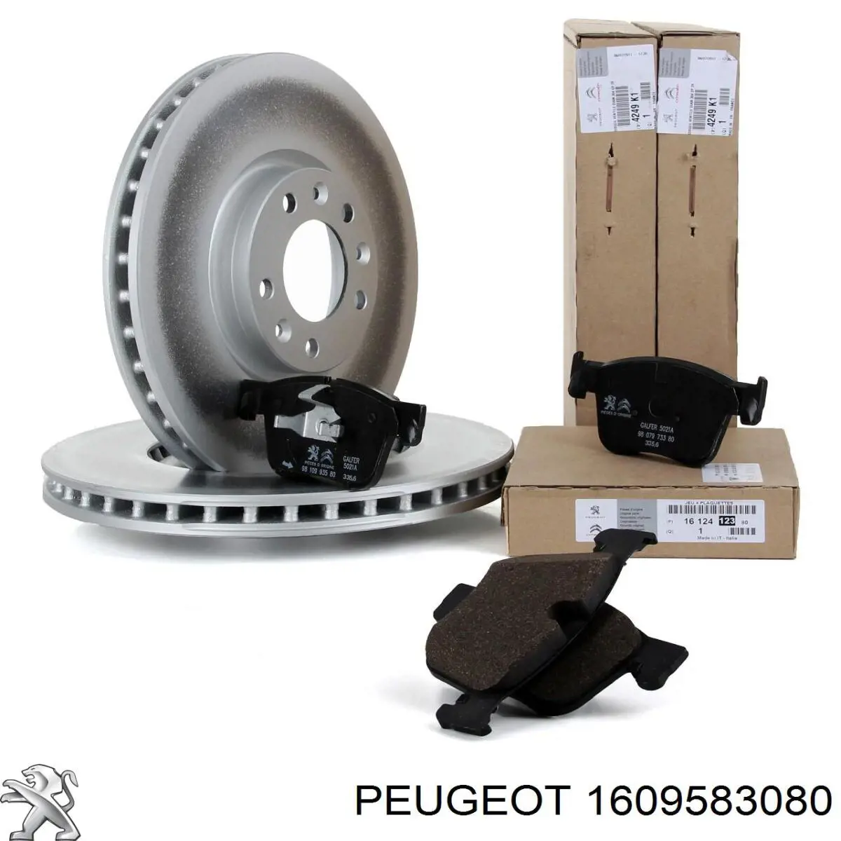 Compre 1609583080 Peugeot/Citroen Disco do freio traseiro