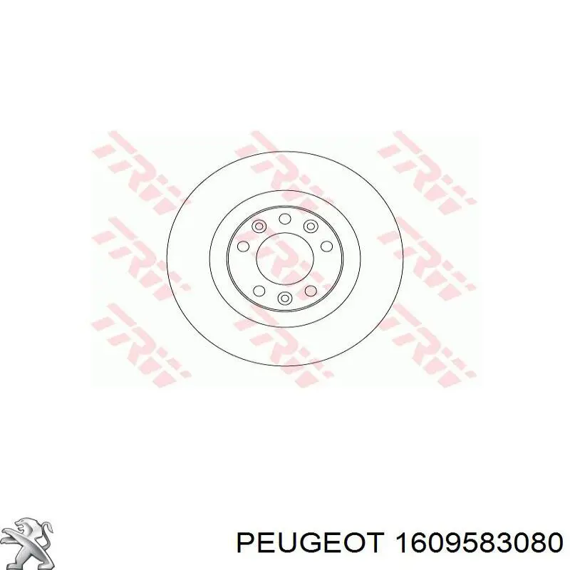 1609583080 Peugeot/Citroen Disco do freio traseiro