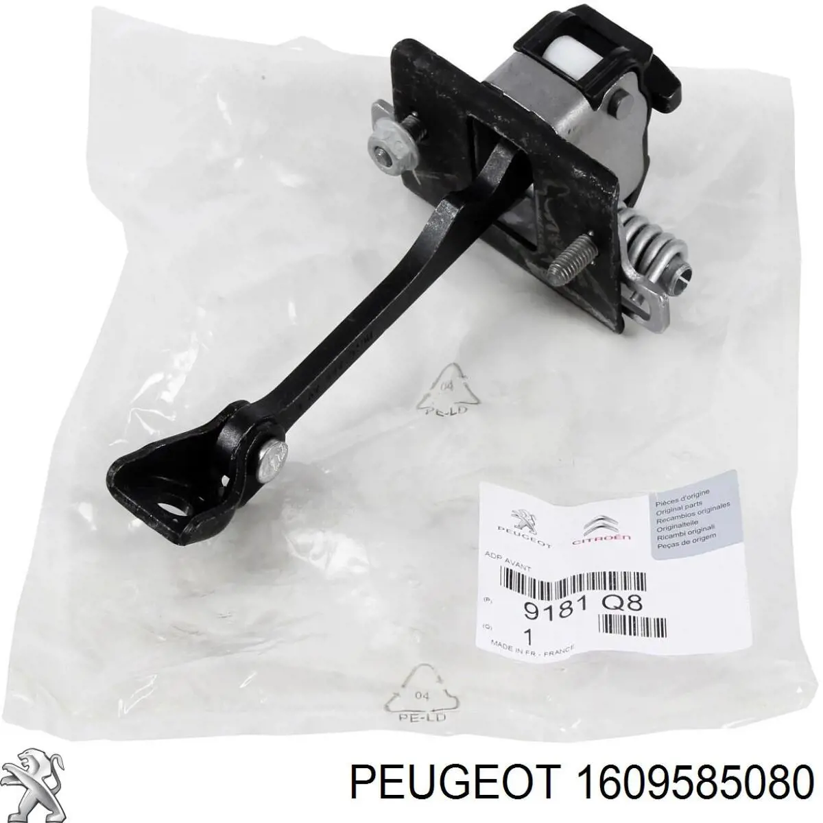 Compre 1609585080 Peugeot/Citroen Parafuso de fixação de viga dianteira (de plataforma veicular)