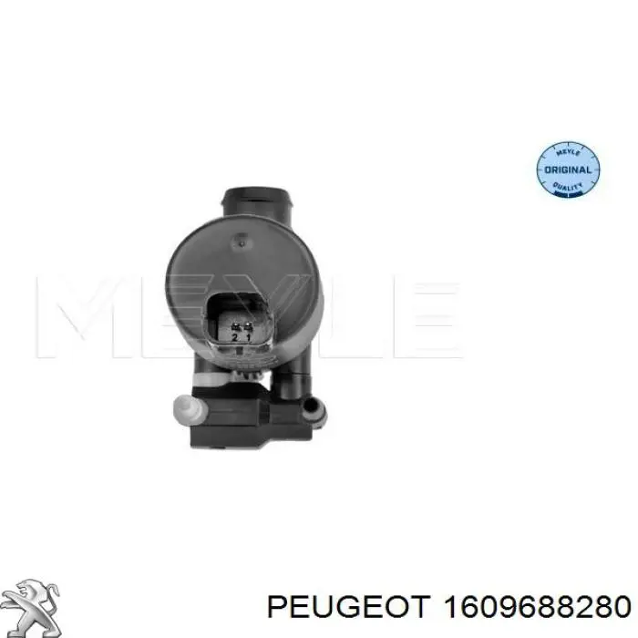 Compre 1609688280 Peugeot/Citroen Bomba de motor de fluido para lavador de vidro dianteiro
