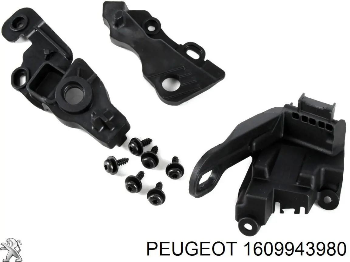 Consola (adaptador) de fixação da luz dianteira esquerda Peugeot/Citroen 1609943980 preço, a partir de 40,00 USD