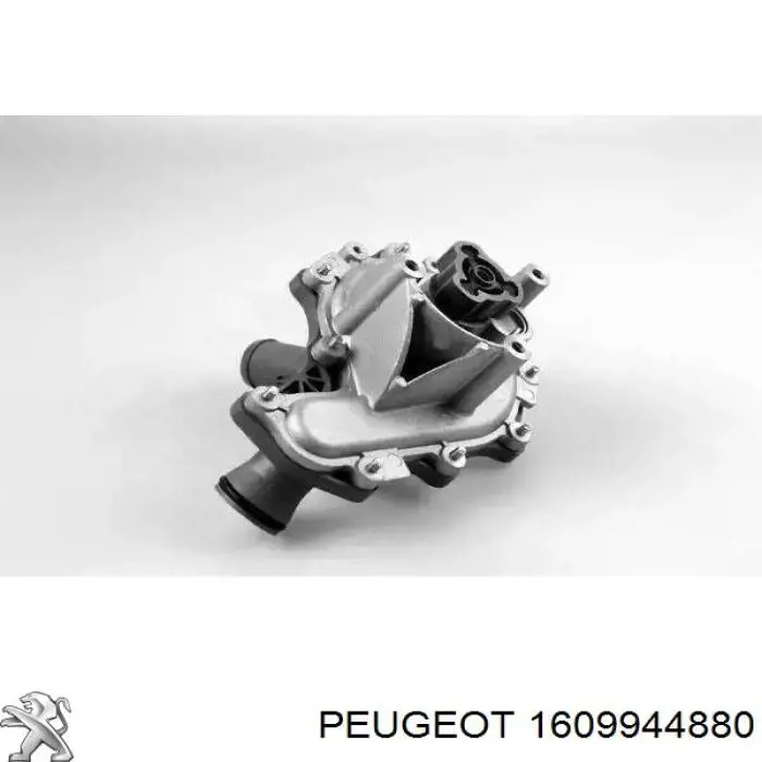 1609944880 Peugeot/Citroen Bomba de água (bomba) de esfriamento, montada com caixa