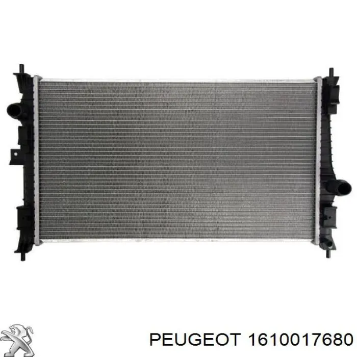 1610017680 Peugeot/Citroen Radiador de esfriamento de motor