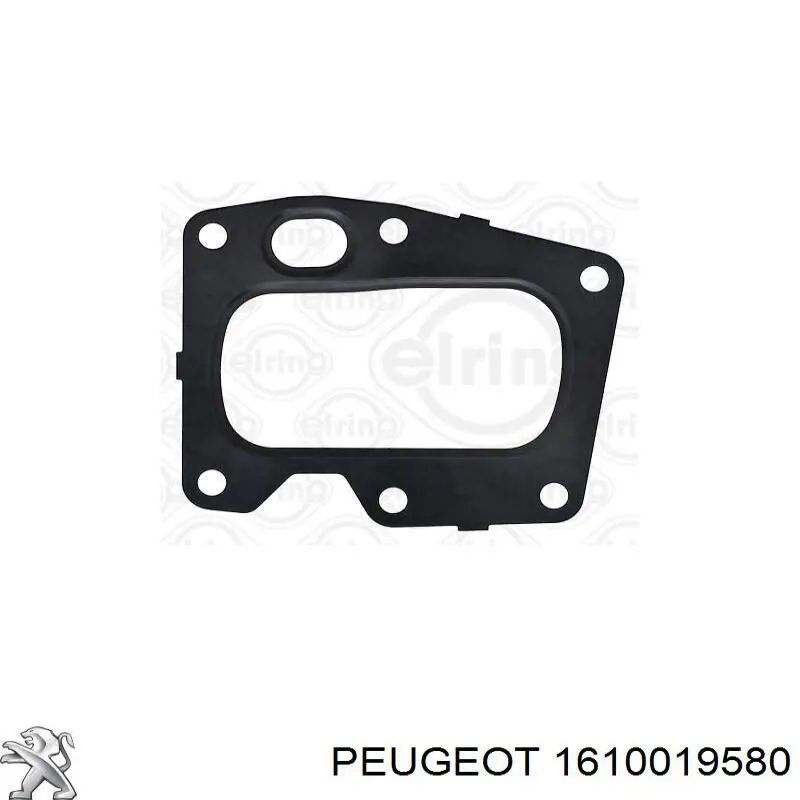 Vedante de válvula EGR de recirculação 1610019580 Peugeot/Citroen