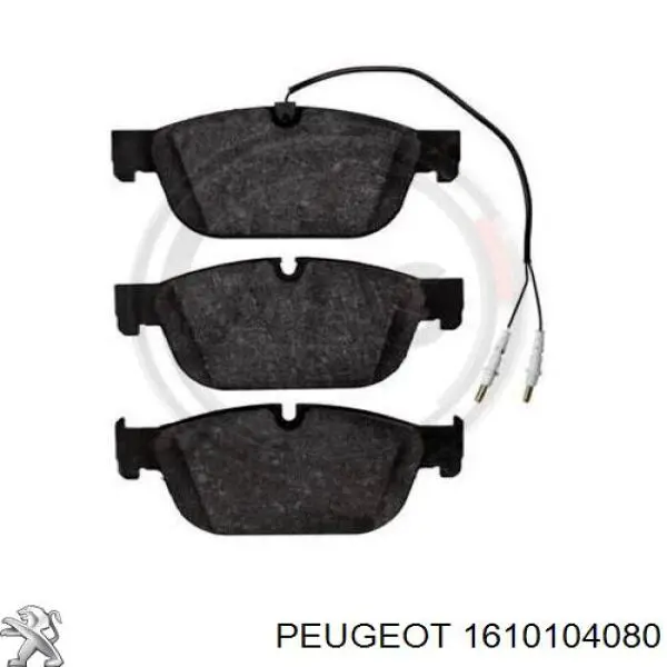 Compre 1610104080 Peugeot/Citroen Sapatas do freio dianteiras de disco
