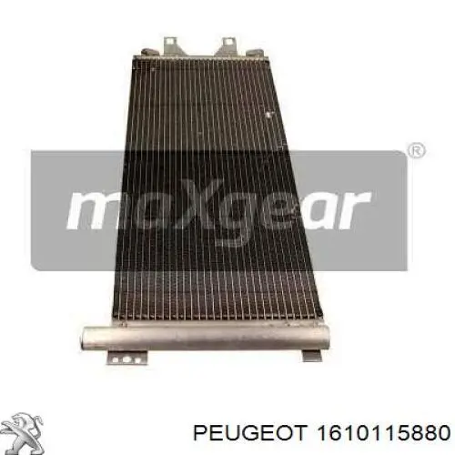1610115880 Peugeot/Citroen Radiador de aparelho de ar condicionado