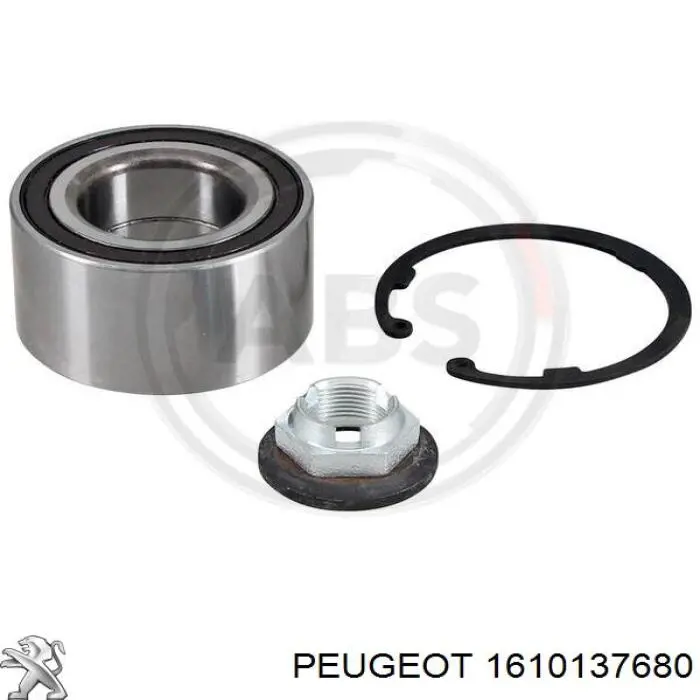 1610137680 Peugeot/Citroen Rolamento de cubo dianteiro