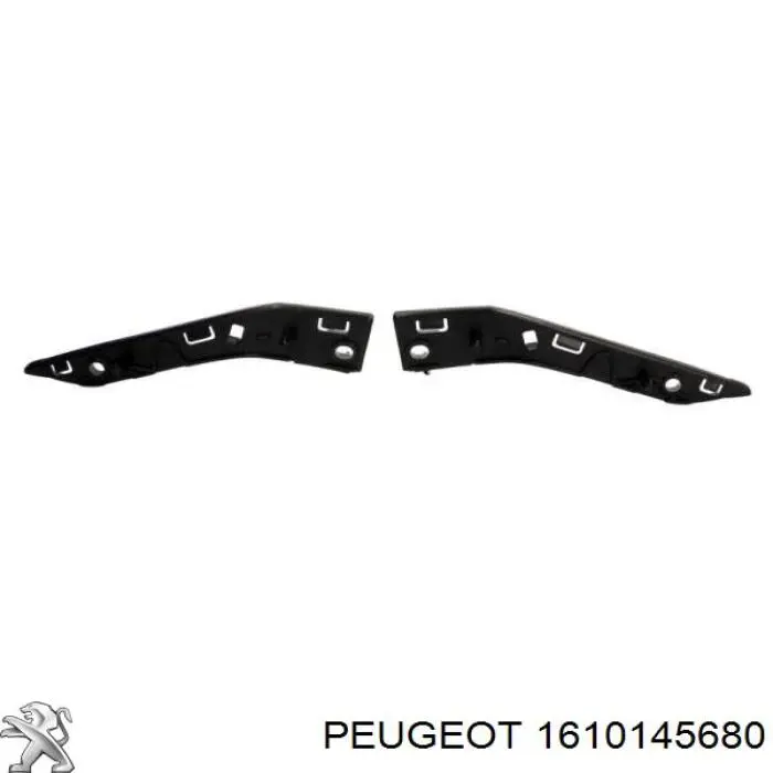 Kit de suportes/ fixações do para-choque dianteiro 1610145680 Peugeot/Citroen