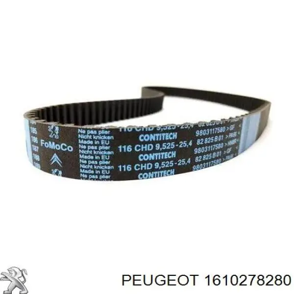 Compre 1610278280 Peugeot/Citroen Correia do mecanismo de distribuição de gás, kit