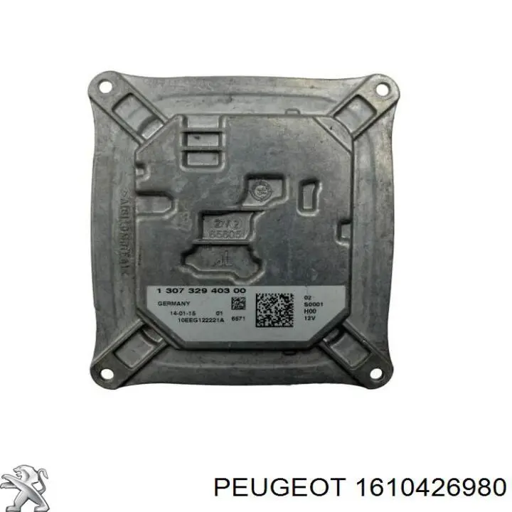 1610426980 Peugeot/Citroen Módulo de direção (Centralina eletrônica) das luzes