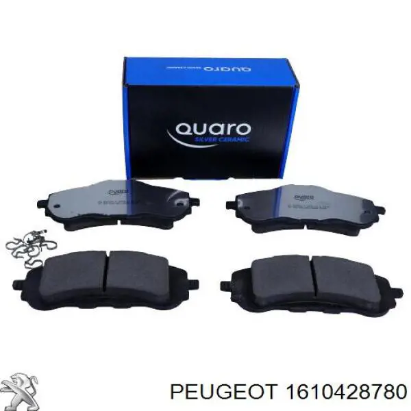 Compre 1610428780 Peugeot/Citroen Sapatas do freio dianteiras de disco
