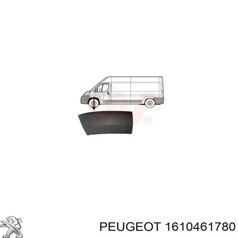 Expansor (placa sobreposta) de arco do pára-lama dianteiro esquerdo Peugeot/Citroen 1610461780 preço, a partir de 32,80 USD
