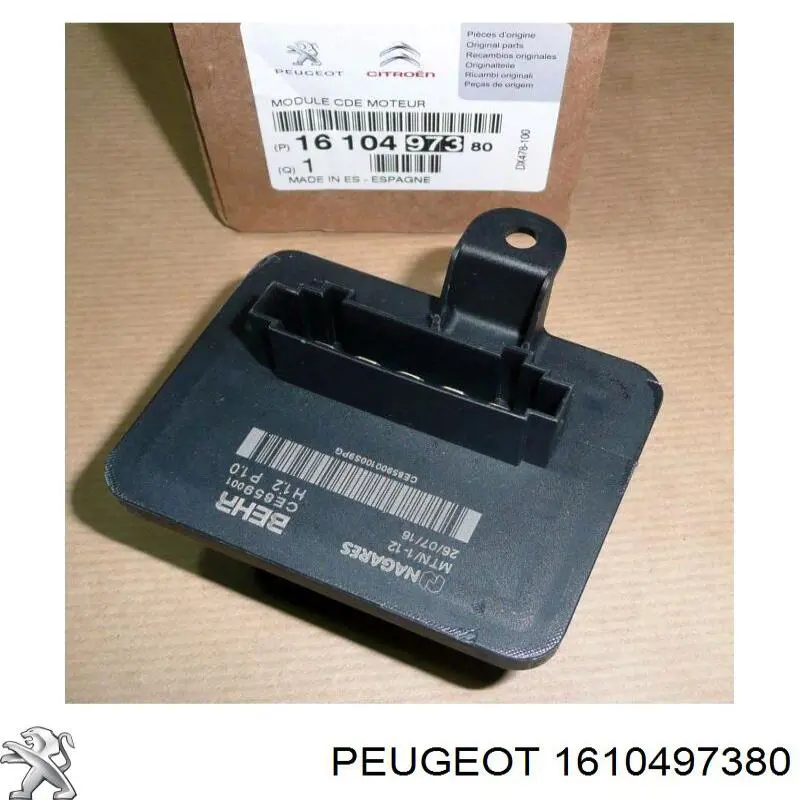 Resistor (resistência) de ventilador de forno (de aquecedor de salão) Peugeot/Citroen 1610497380 preço, a partir de 143,02 USD