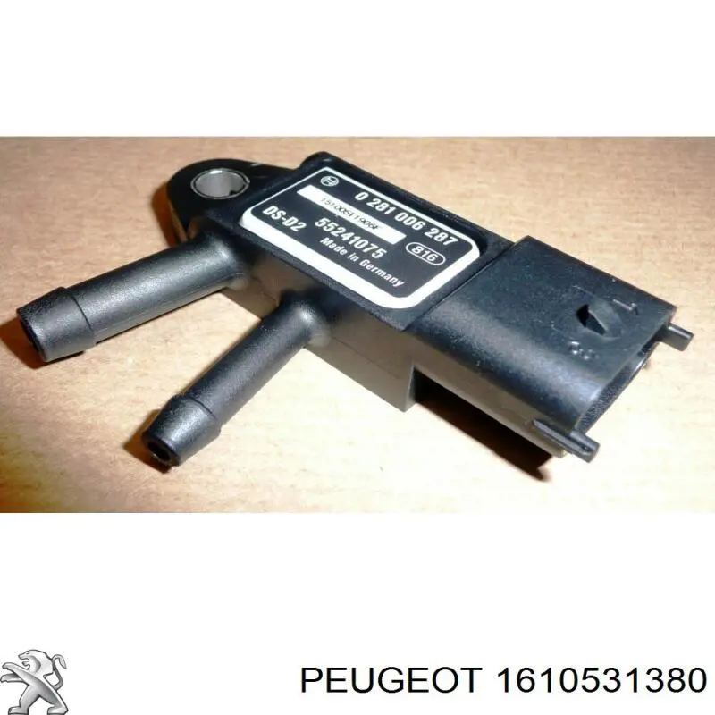 Compre 1610531380 Peugeot/Citroen Sensor de pressão dos gases de escape