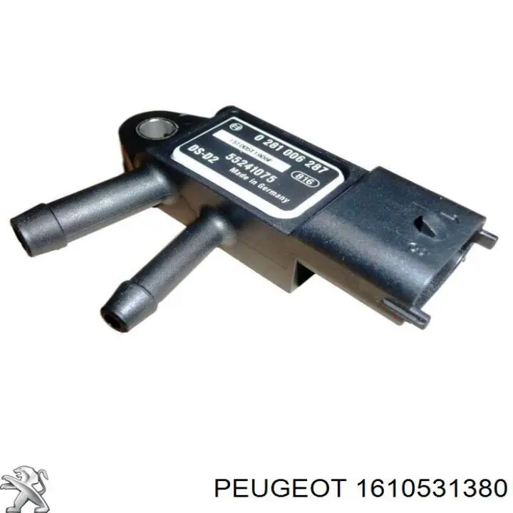 Sensor de pressão dos gases de escape 1610531380 Peugeot/Citroen