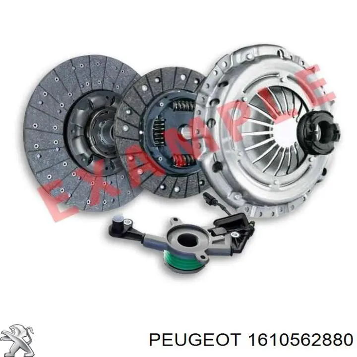 Kit de embraiagem (3 peças) 9823041680 Peugeot/Citroen