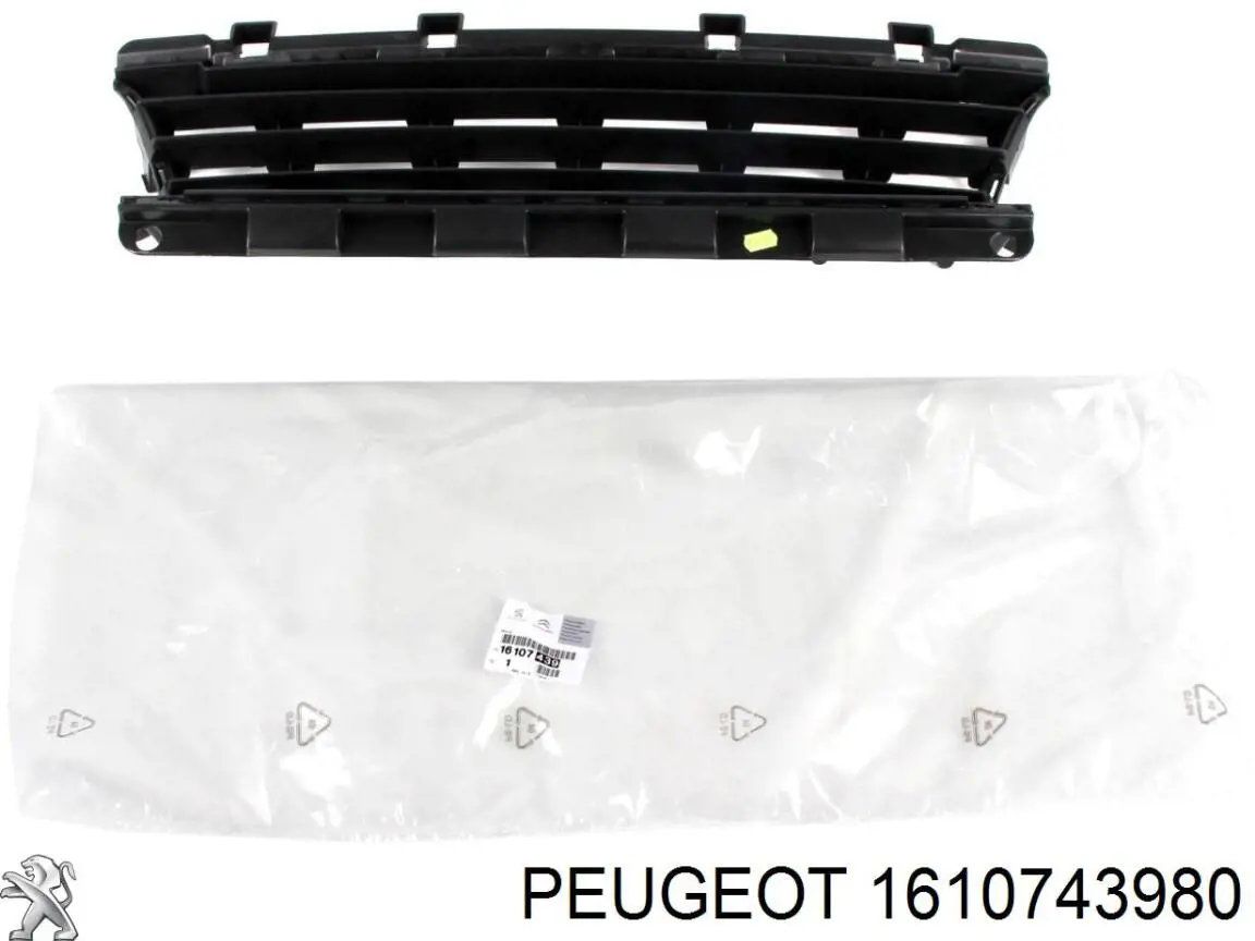 Grelha central do pára-choque dianteiro Peugeot/Citroen 1610743980 preço, a partir de 38,89 USD